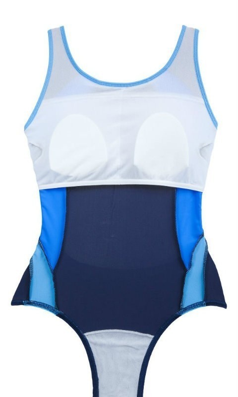 sklep pływacki aqua-swim.pl STRÓJ KĄPIELOWY JEDNOCZĘŚCIOWY KOSTIUM PŁYWACKI ALINKA I 40 L lewa strona