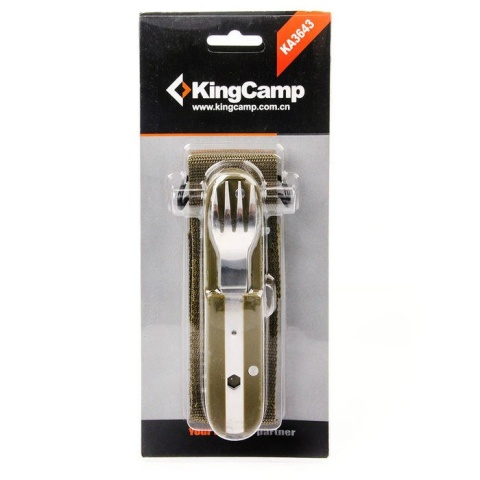 sklep pływacki aqua-swim.pl NIEZBĘDNIK WOJSKOWY TURYSTYCZNY 5W1 SZTUĆCE KA3643 opakowanie