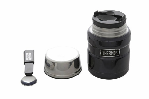sklep pływacki aqua-swim.pl TERMOS OBIADOWY Z ŁYŻKĄ NA JEDZENIE Thermos King 470ml granatowy łyżka z boku sklep pływacki aqua-swim.pl TERMOS OBIADOWY Z ŁYŻKĄ NA JEDZENIE Thermos King 470ml granatowy łyżka z boku