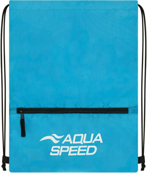 sklep pływacki aqua-swim.pl Worek Aqua Speed Gear Sack Zip niebieski 9323 45 x 34 cm