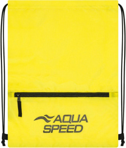 sklep pływacki aqua-speed.pl Worek Aqua Speed Gear Sack Zip żółty 9326 45 x 34 cm