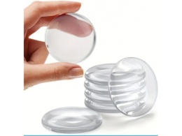 sklep pływacki aqua-swim.pl Odbojnik odbojniki 6 szt. duże silikonowe bezbarwne miękkie 4 cm