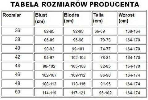 sklep pływacki aqua-swim.pl STRÓJ KĄPIELOWY JEDNOCZĘŚCIOWY KOSTIUM PŁYWACKIy SK0020 granatowy 50 5XL STANTEKS tabela rozmiarów