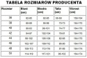 sklep pływacki aqua-swim.pl STRÓJ KĄPIELOWY SPODENKOWY KOSTIUM PŁYWACKI SK0021 44 XXL tabela rozmiarów